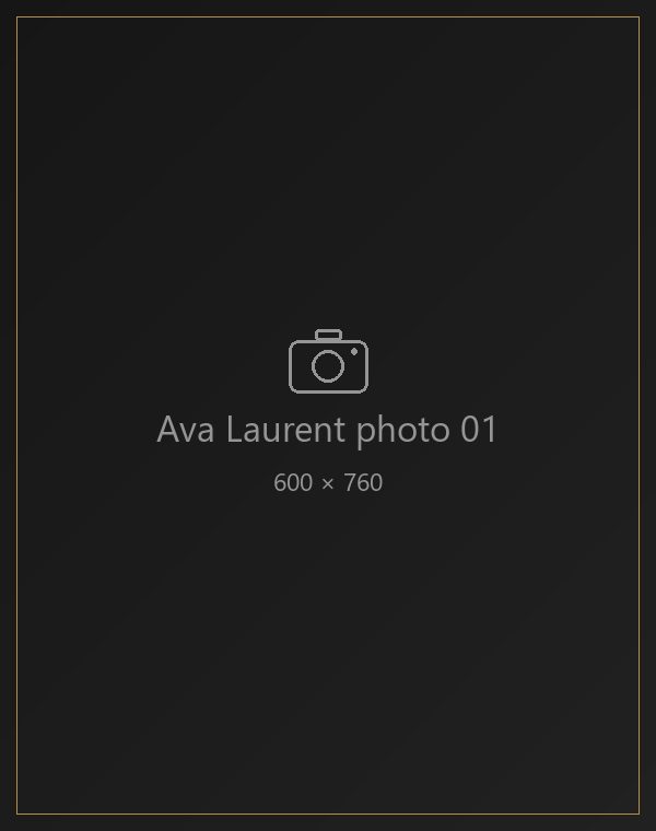 Studio portrait of Elena Marlowe by Ava Laurent